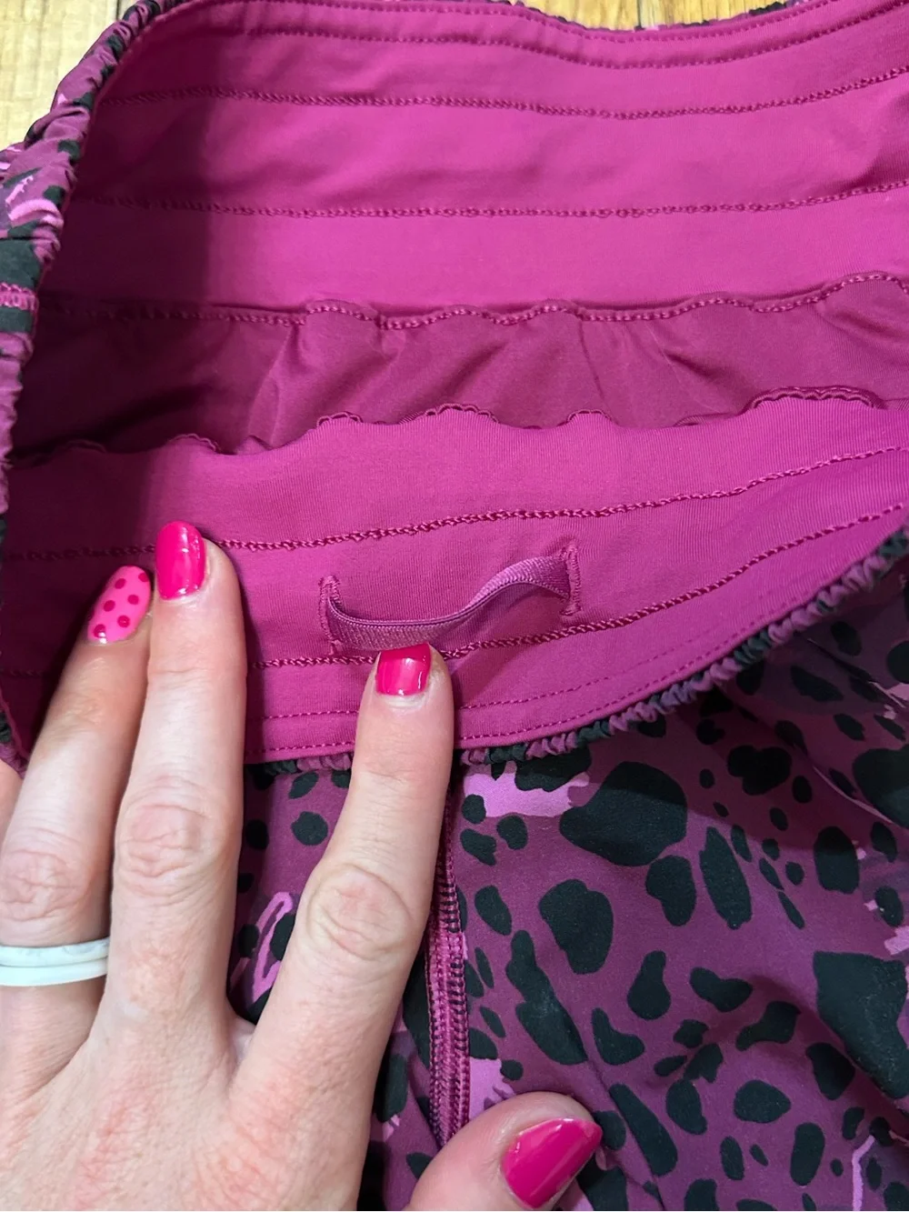 LULULEMON. Track That Shorts. Animal Print. Size 6.